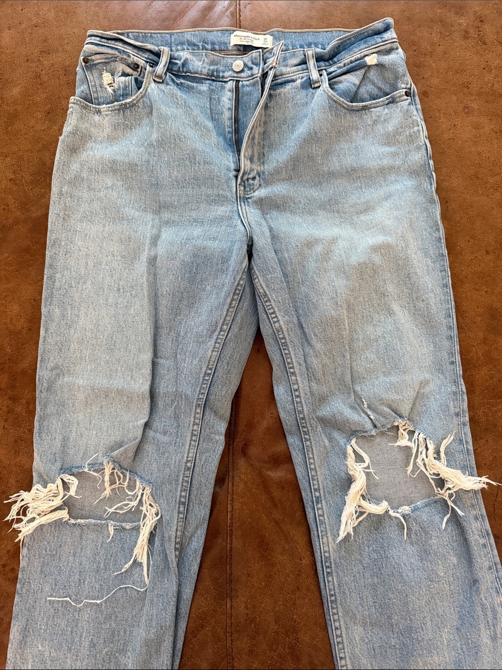 Abercrombie 90s Straight Ultra High Rise Jeans